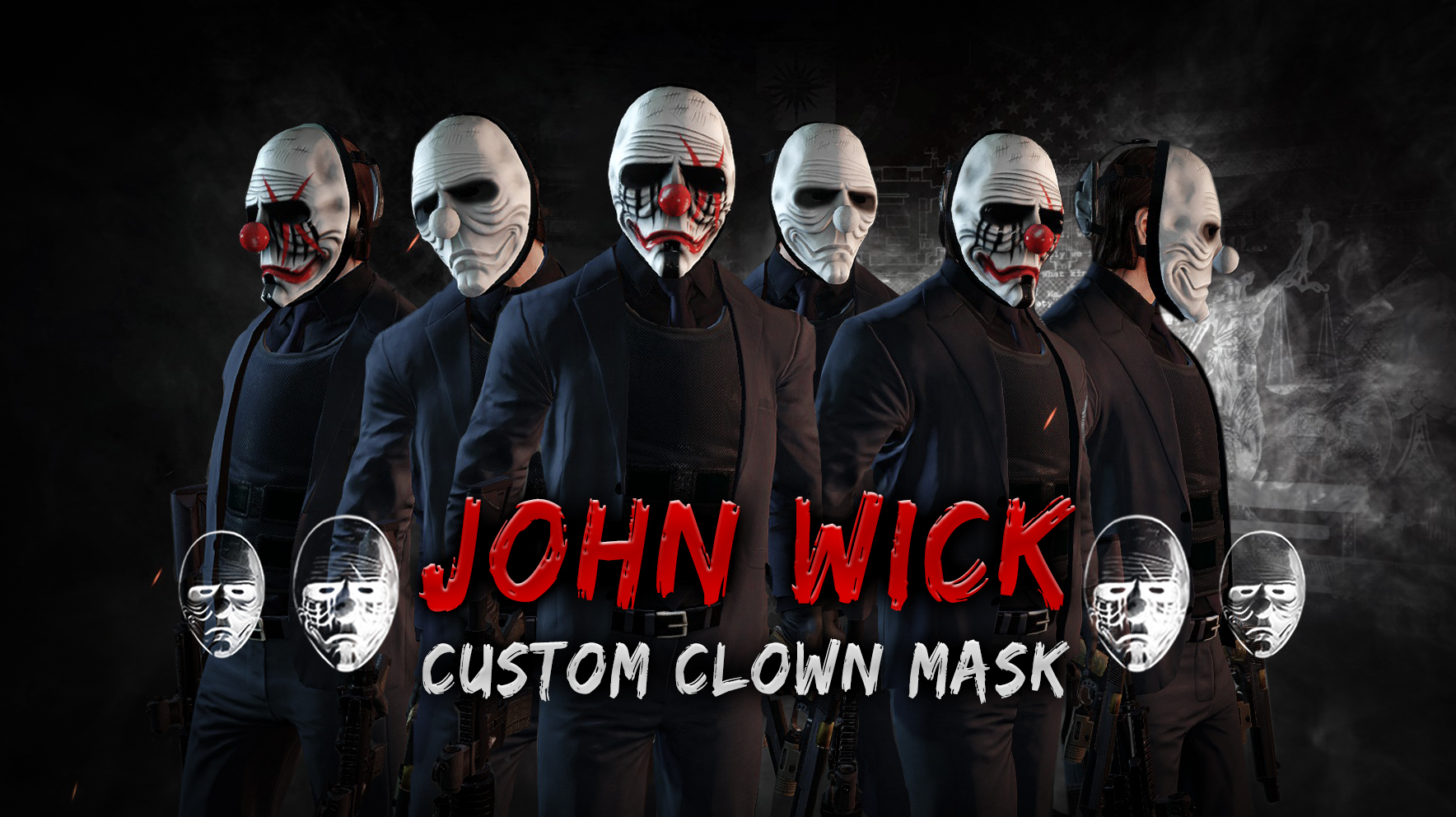 Payday 2 john wick weapons pack фото 108