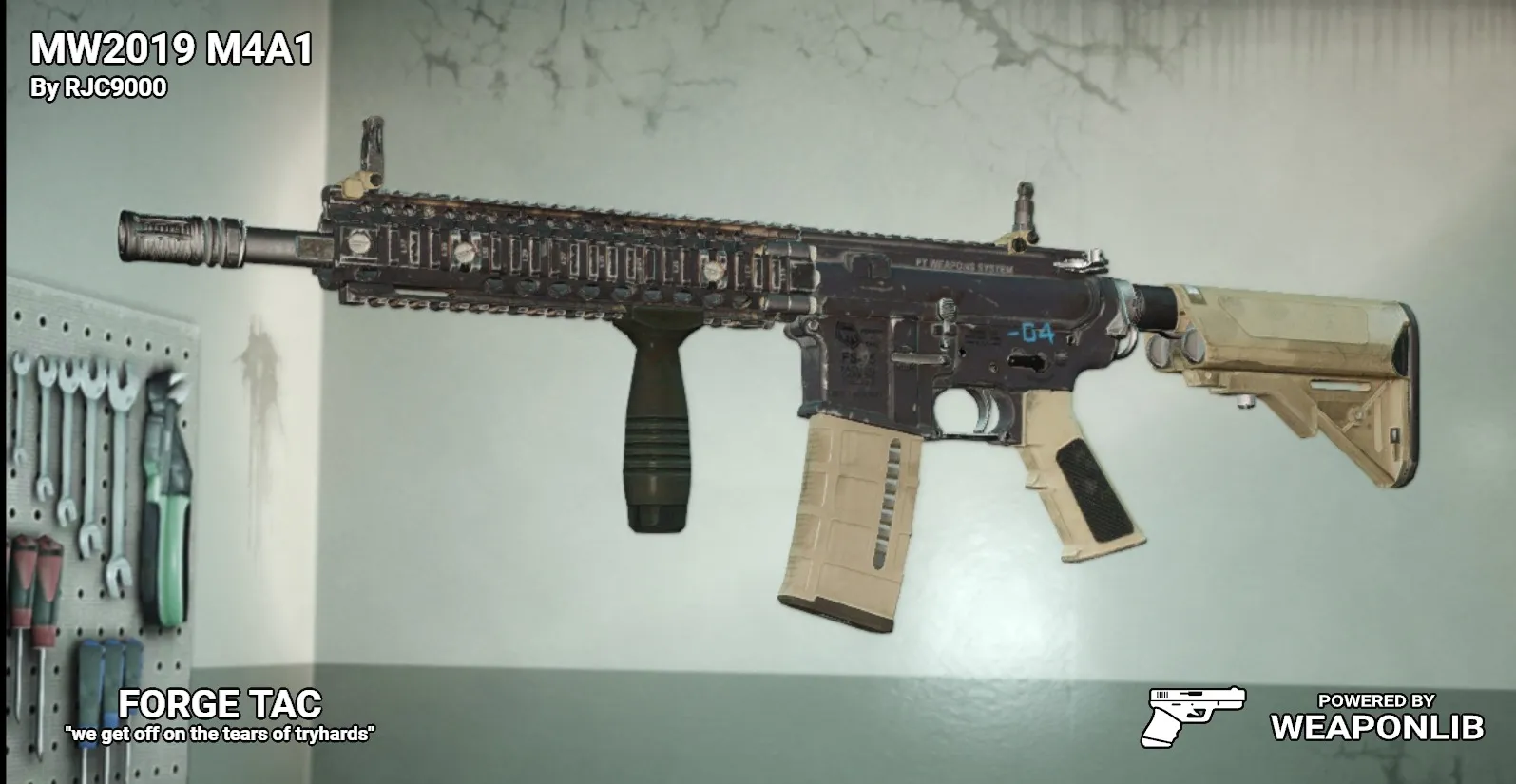 M4A1 Custom, Contractwars Wiki