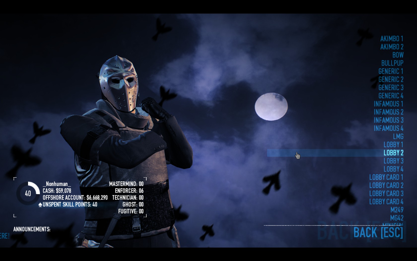 Lobby in payday 2 фото 101