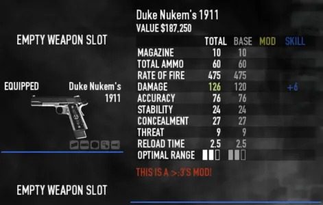 Duke Nukem's 1911 - PAYDAY 2 Mods - ModWorkshop