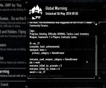 Detailed Achievements - PAYDAY 2 Mods - ModWorkshop