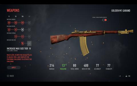 Golden M1 Garand Fixed Magazines - RAID: World War II Mods - ModWorkshop