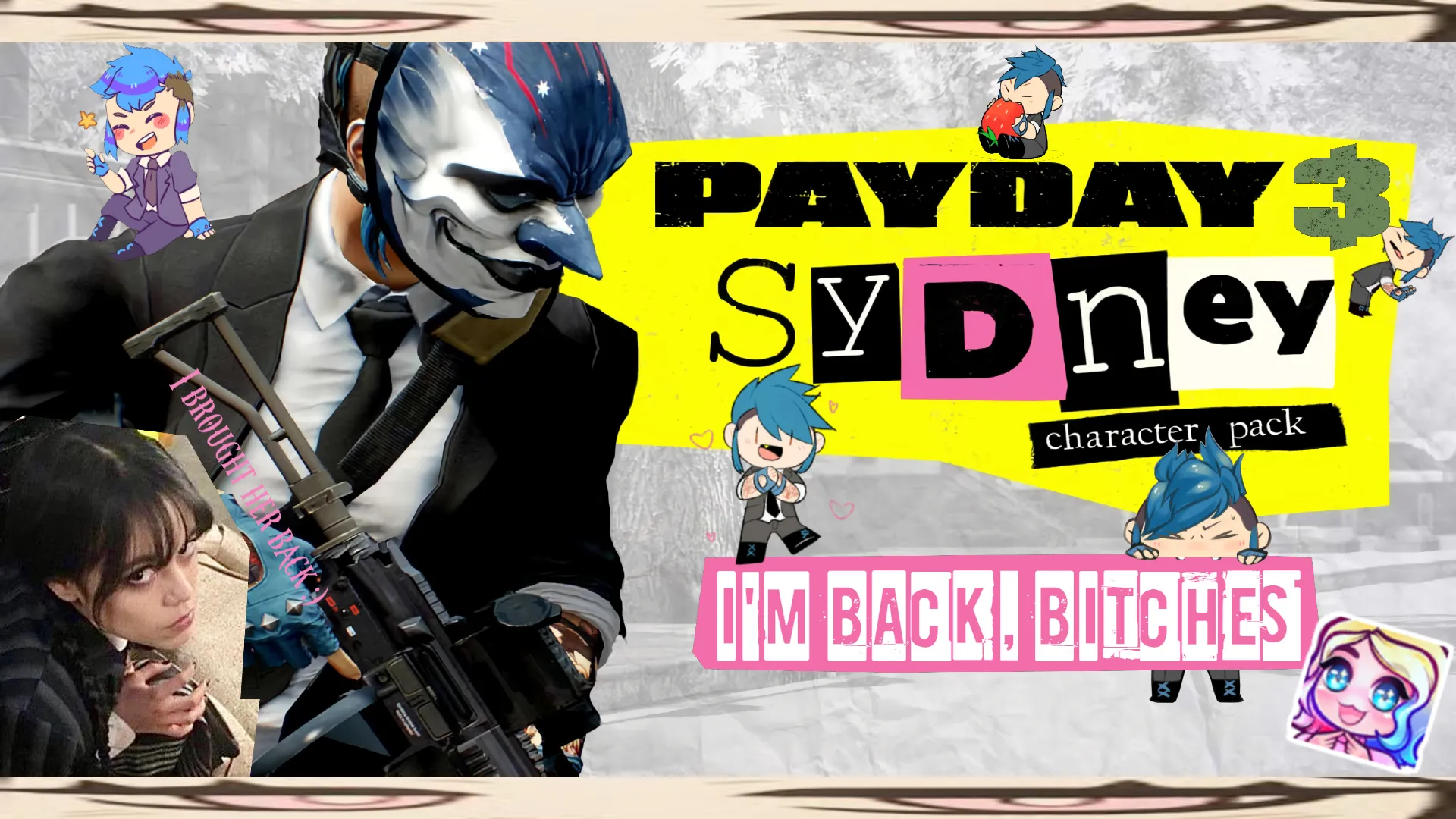 Sydney Replaces Pearl ♫ by Wednesday Enthusiast - PAYDAY 3 Mods ...